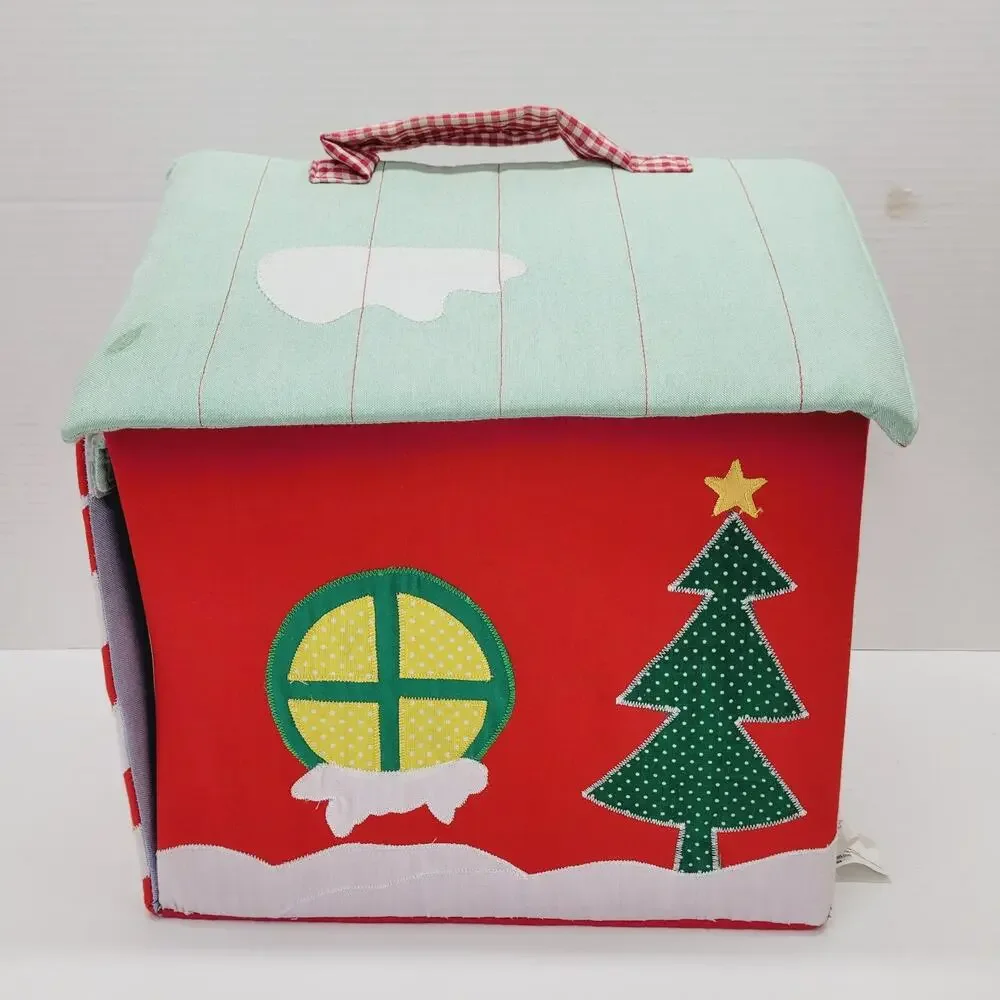 Vintage Pottery Barn Kids Christmas Santa's Workshop Play set Reindeer RARE READ